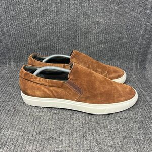 To Boot New York Suede Slip On Sneakers Shoes Brown Leather Mens Size 12